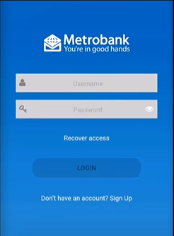 Metrobank Login