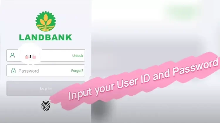 Landbank login page