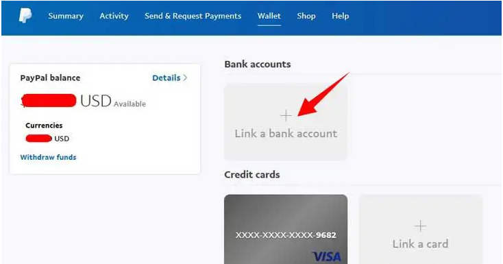 Paypal link bank account

