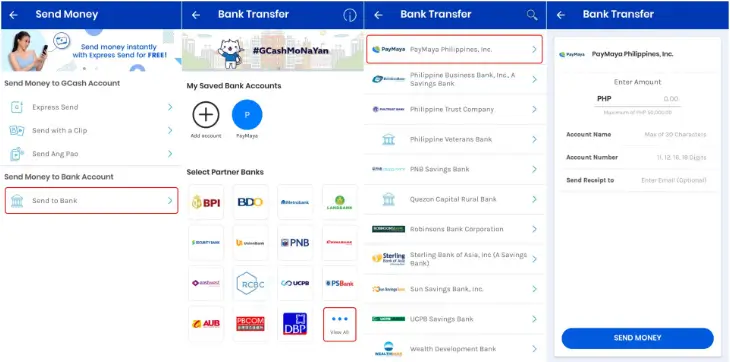 How To Transfer Money From GCash To PayMaya?
