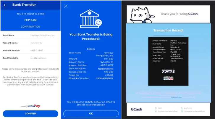 Successfully Transfer Money From GCash To PayMaya