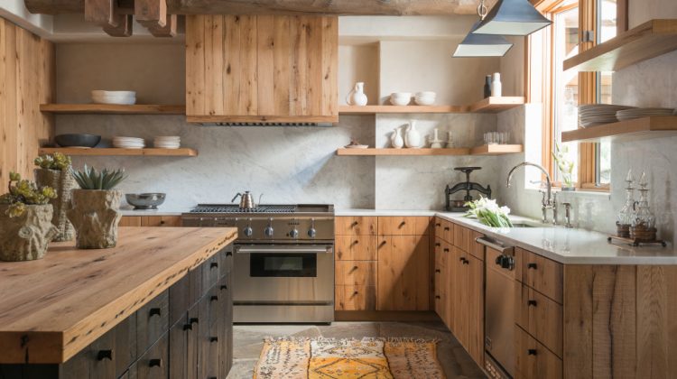 modern rustic cabinets