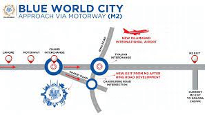 Chakri Interchange to Blue World City Distance Guide Islamabad