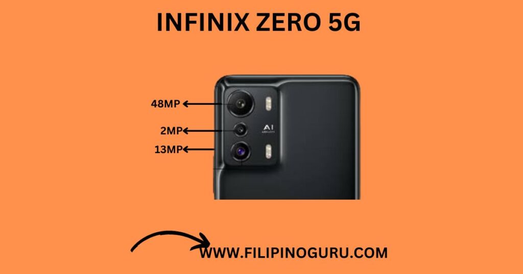 Infinix Zero 5G rear camera features