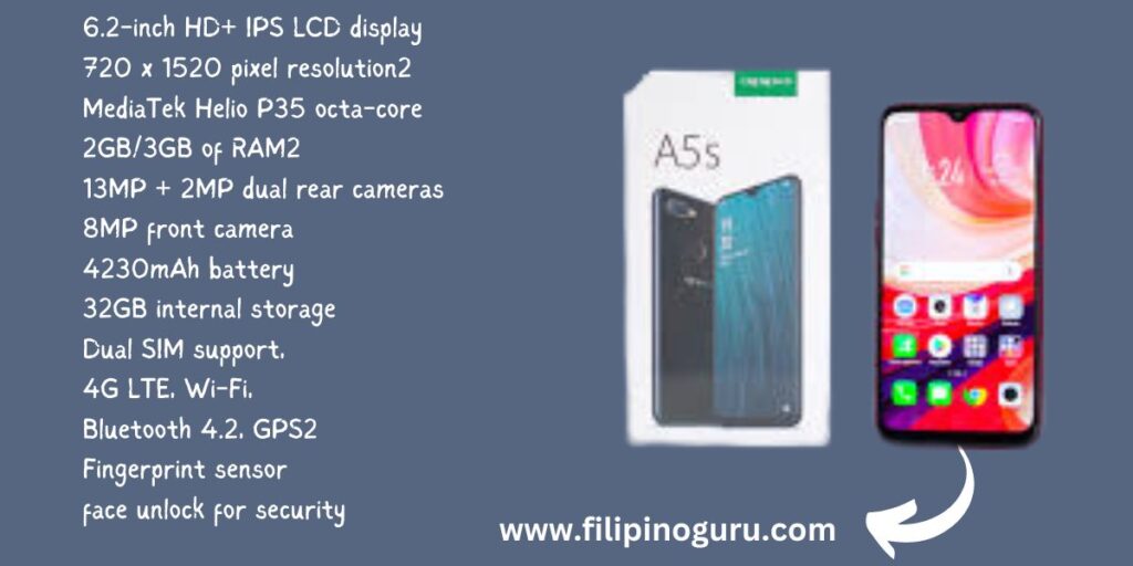 Oppo A5s features