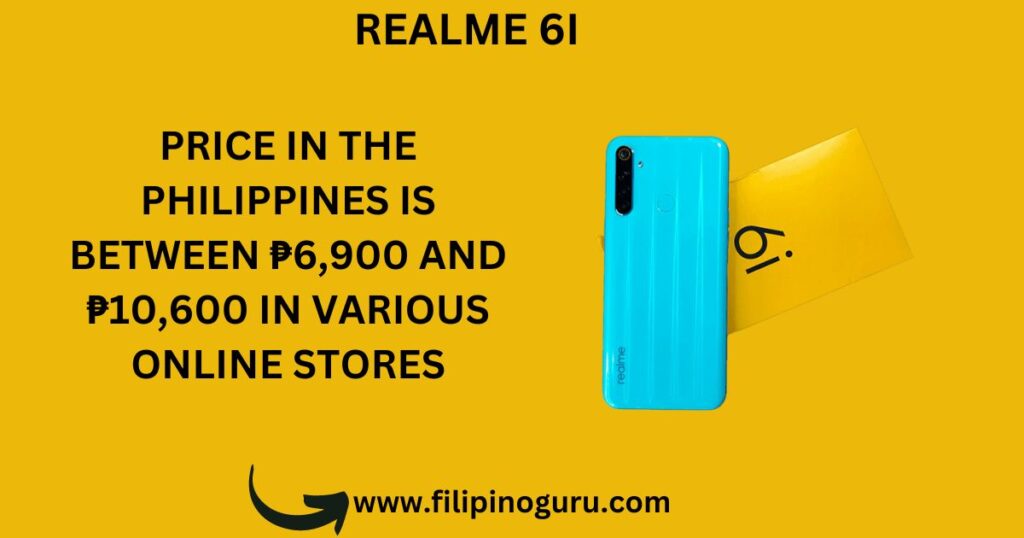 Realme 6i Price Philippines