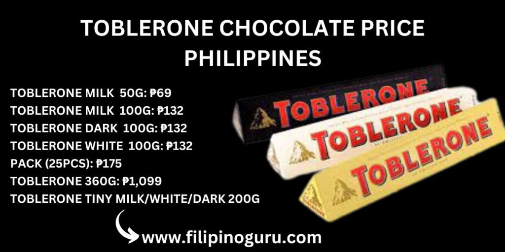 Toblerone Price Philippines